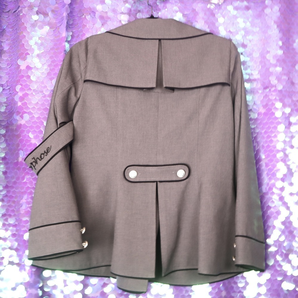 Metamorphose Name of Guardian Jacket Grey Military Goth Lolita EGL Japan - Picture 7 of 12
